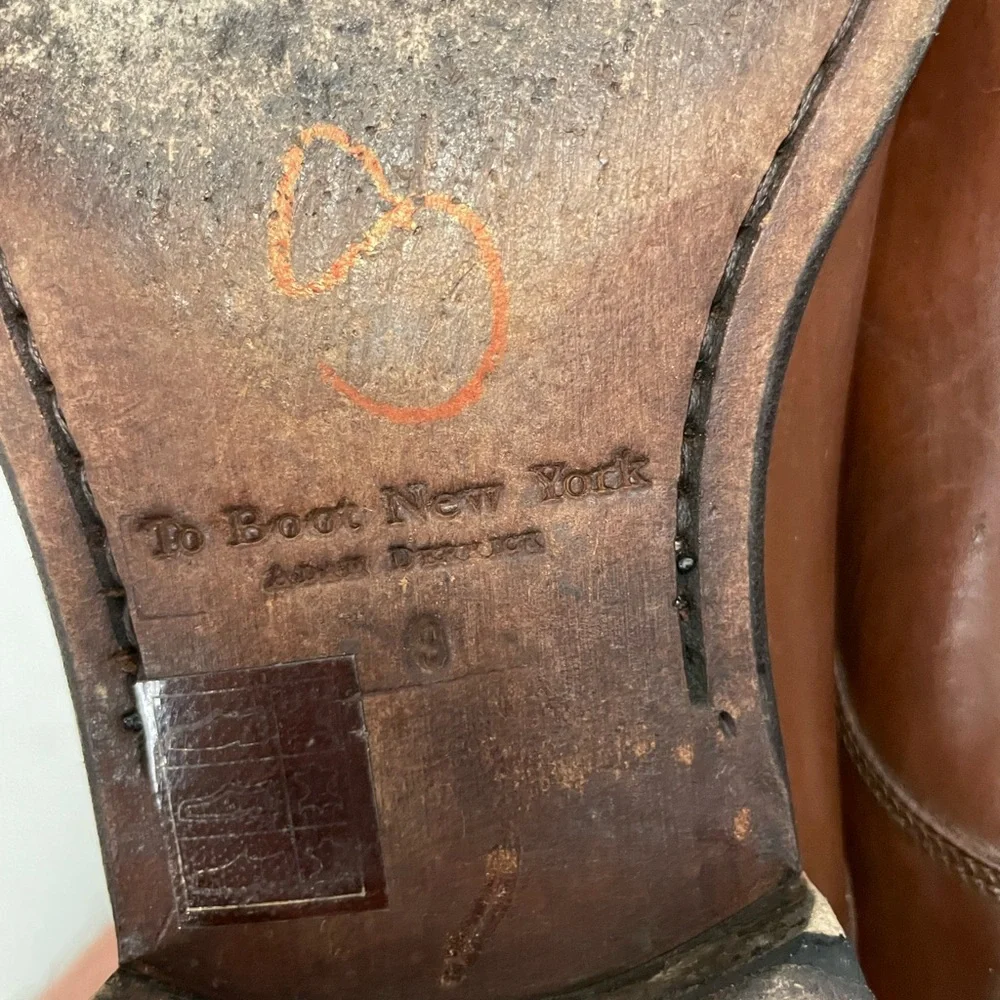 To‎ Boot New York Made in Italy Grant Double Monkstrap in Brown Size 9 D $399